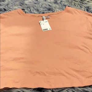 A light pink t shirt